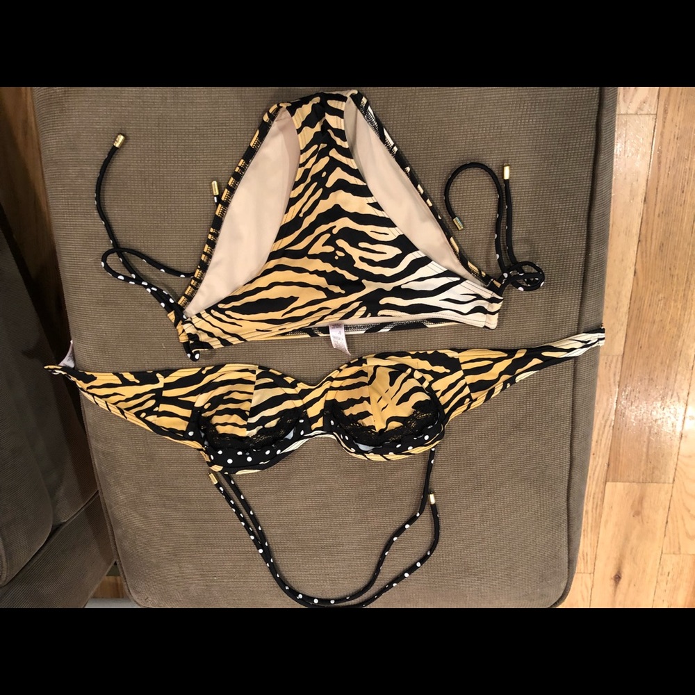 Animal print bikini